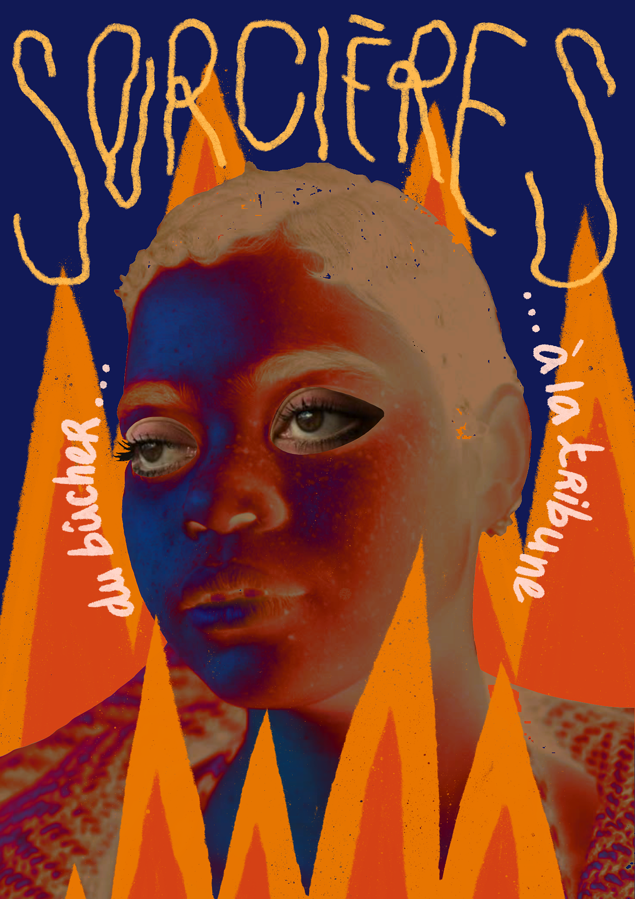 Affiche sur le thème des sorcières