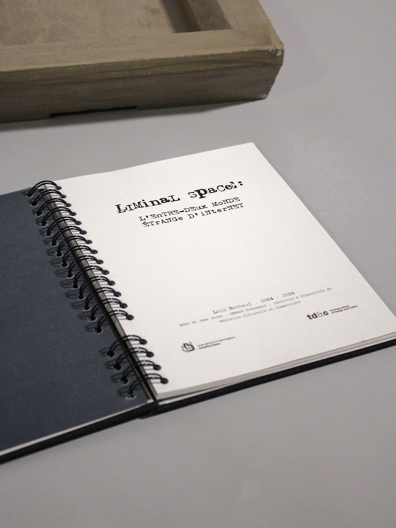 Mémoire "Liminal Space"