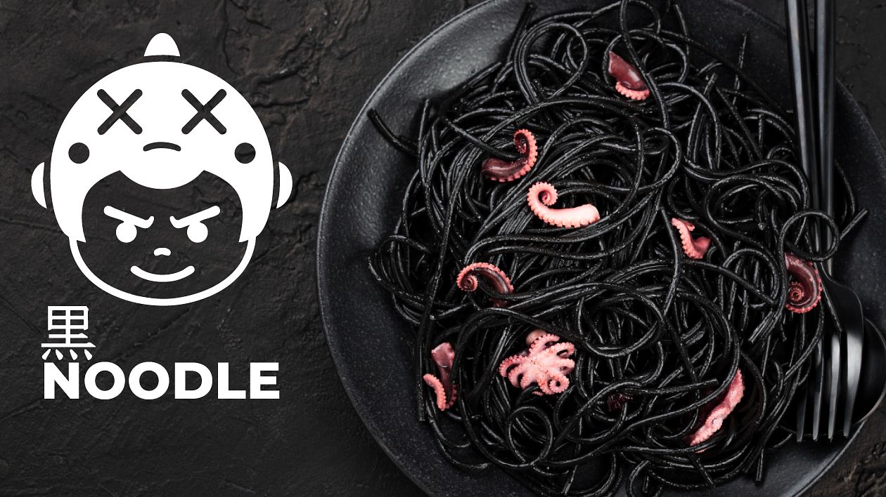 Création de logo Black Noodle