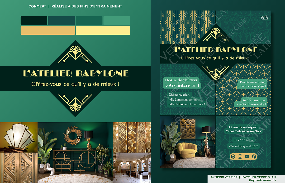 Babylone (Décorateur) - Identité graphique