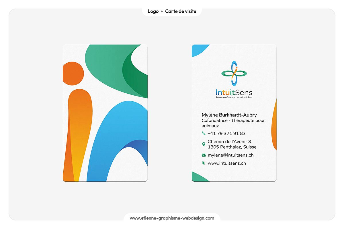 IntuitSens | Logo + Carte de visite