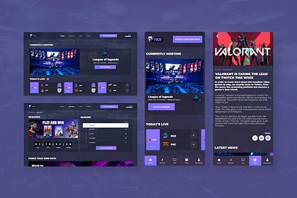 UX UI Design | Application Esport