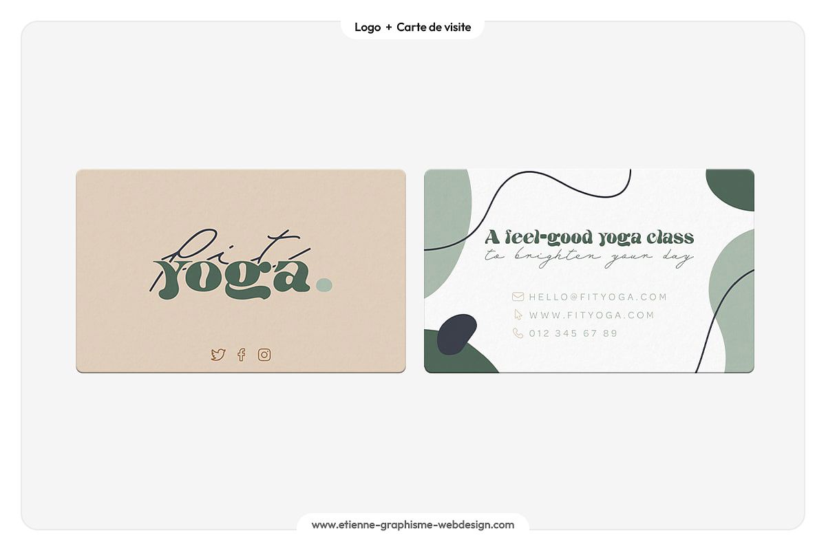 Fit Yoga | Logo + Carte de visite