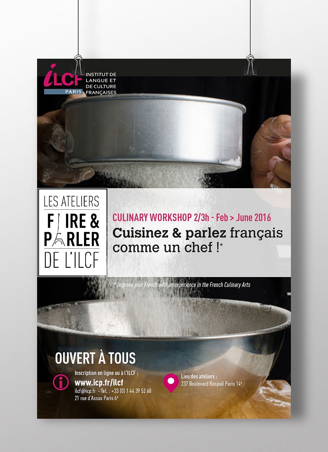 Affiche - Les Ateliers Faire & Parler