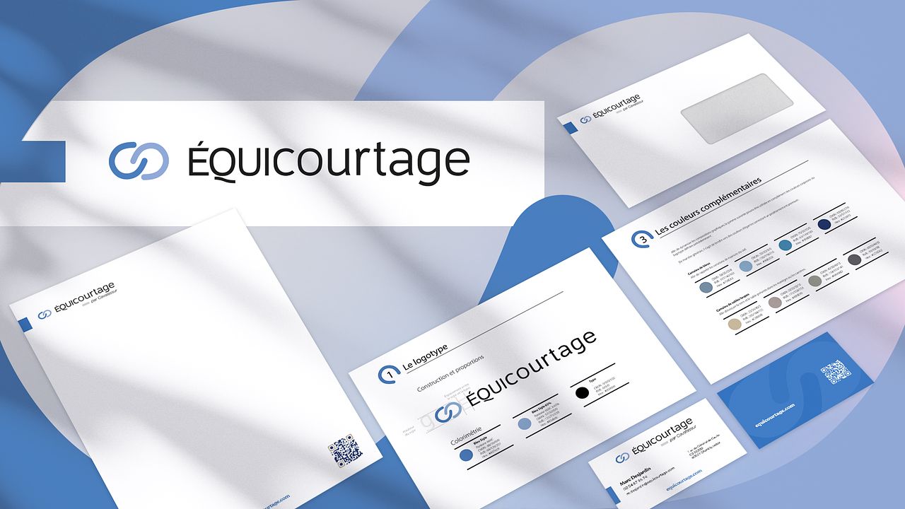 Logo et charte graphique Equicourtage