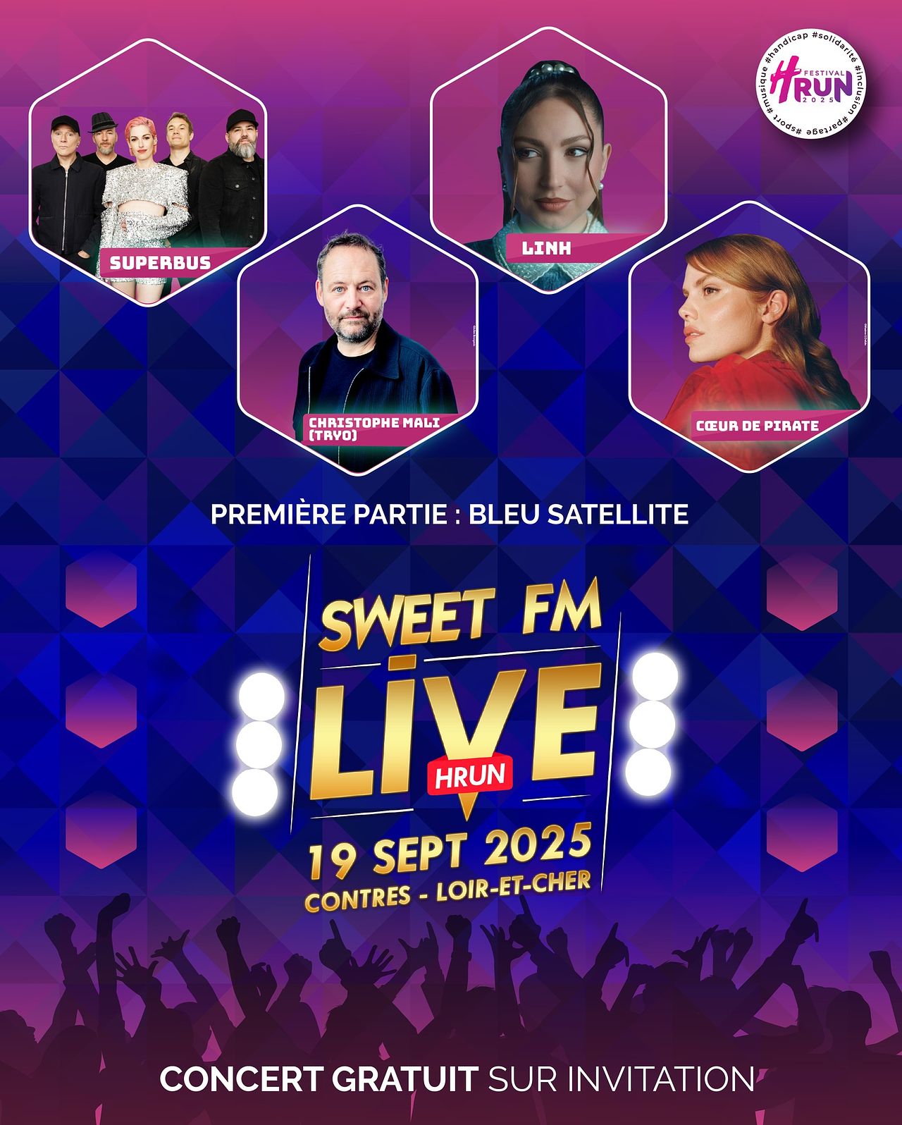 Affiche Sweet FM Live HRun