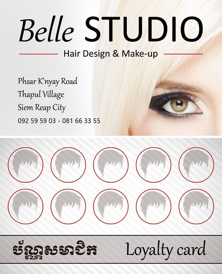 Business card "Belle Studio"