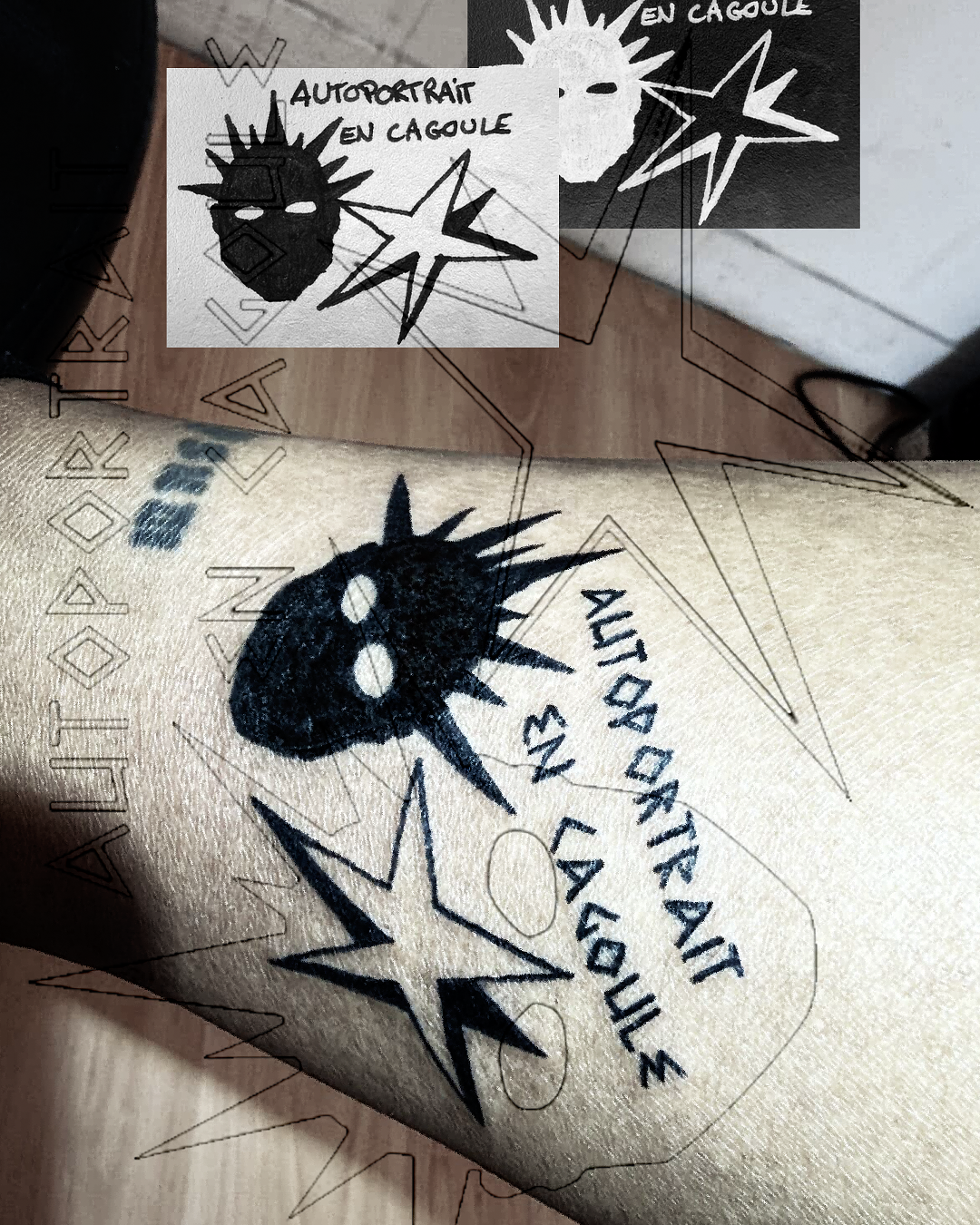 Dessin et self tatouage