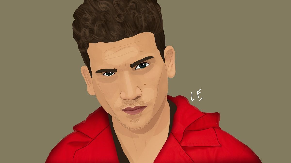 Illustration casa de papel