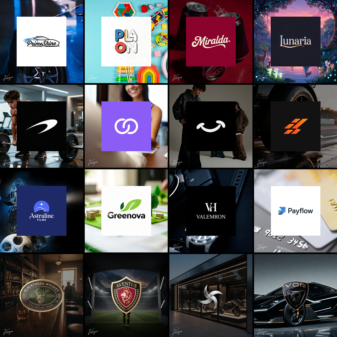 Création de logos & identités visuelles