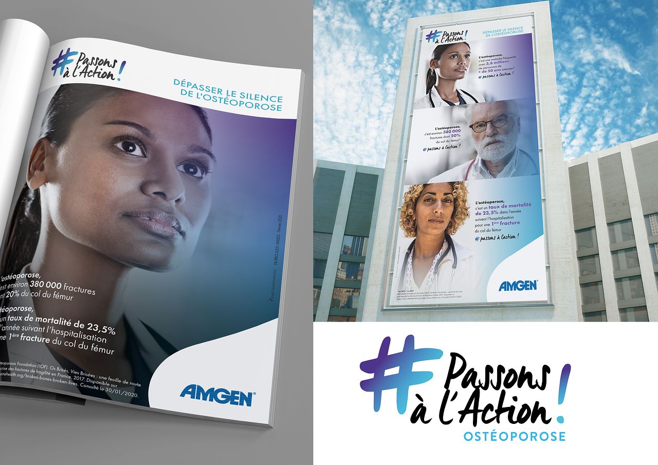 Branding "Passons à l'action !" AMGEN