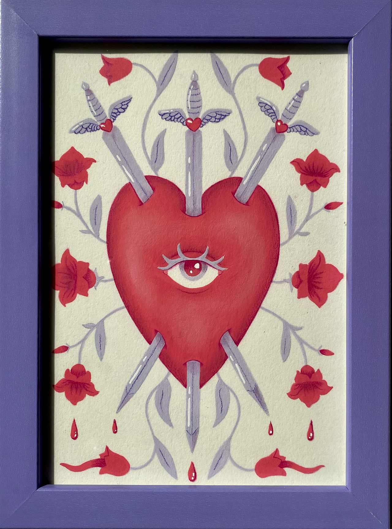 Gouache 3 d'épée