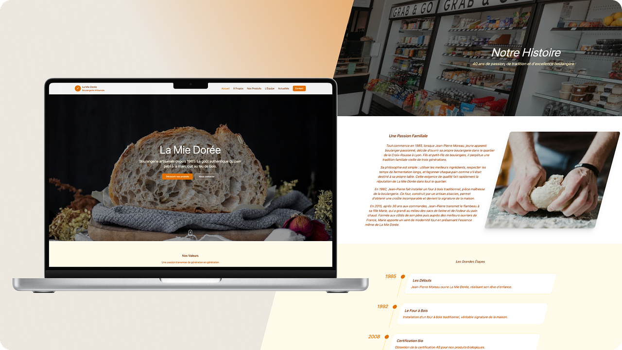 Site vitrine WordPress