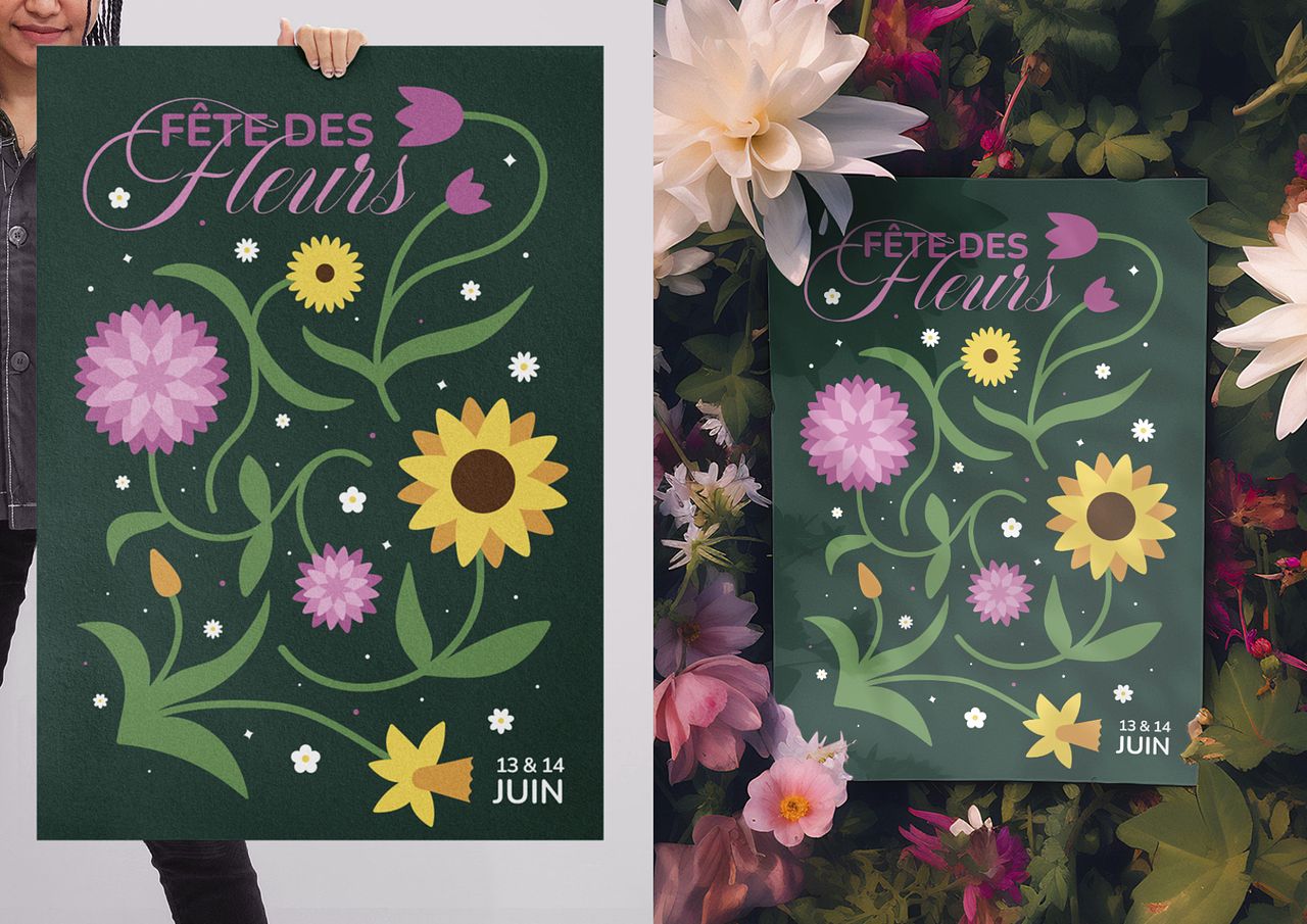 Affiche Fête des fleurs