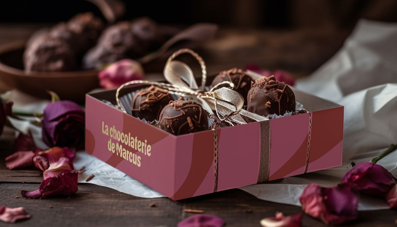 La chocolaterie de Marcus - Packaging & Logo