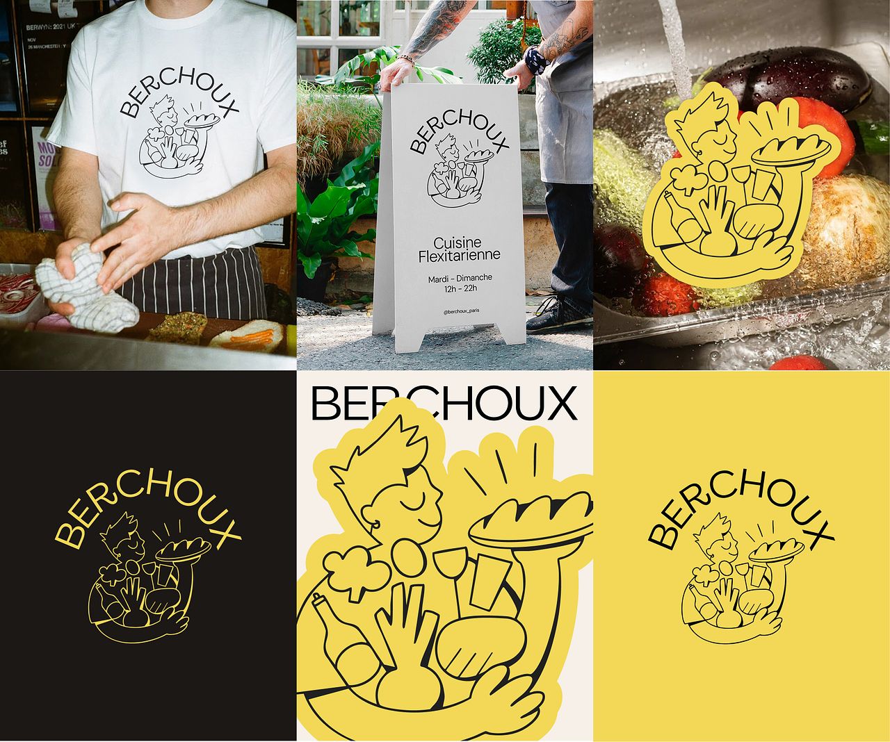 Identité visuelle -  Restaurant Berchoux