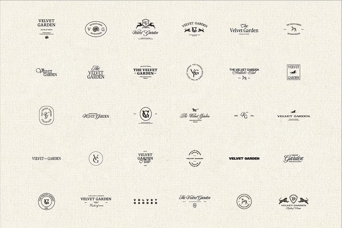 Collection logo minimal premium