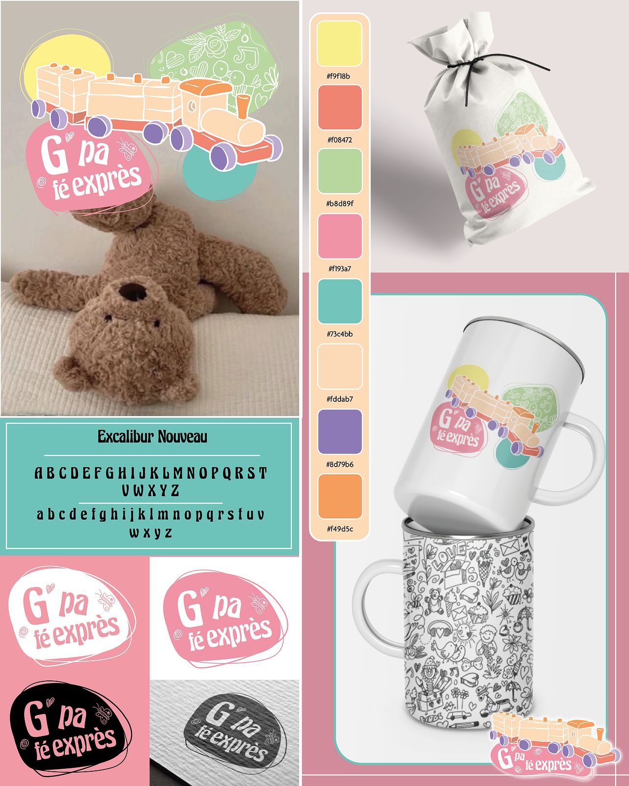 Identité visuelle - Magasin de jouets en ligne