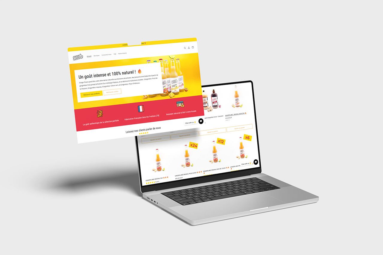 Webdesign // Ginger Flame 🔥