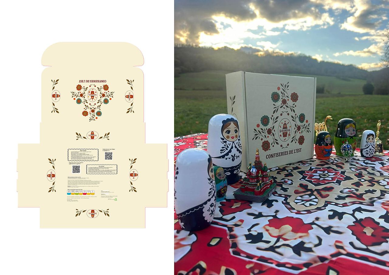 Création marque KARAMELKA / LOGO PACKAGING