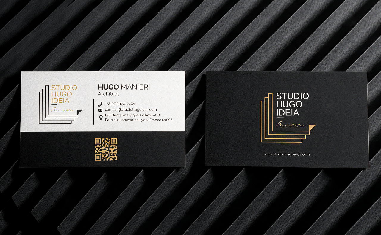 Carte de visite architecte haut de gamme - Studio