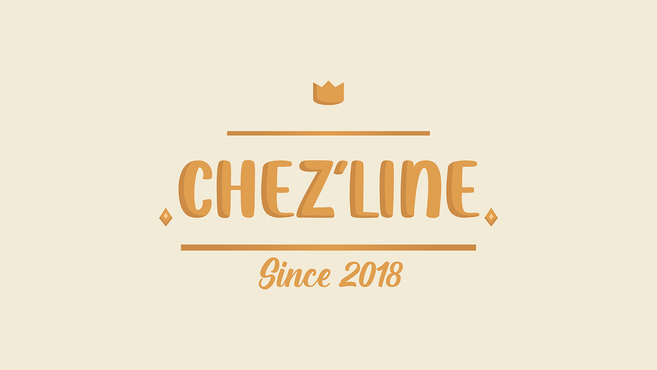 Logo CHEZ'LINE – Identité visuelle chaleureuse