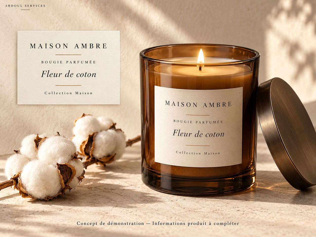 Maison Ambre | Concept d’étiquette