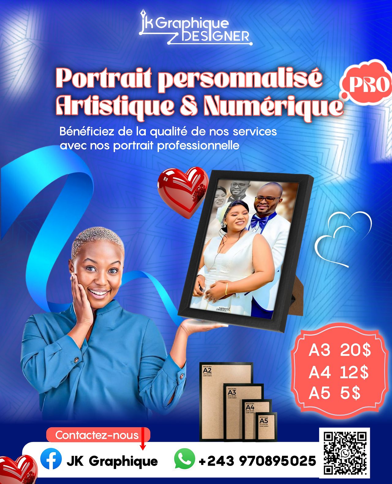 Création des portrait numérique & Artistique