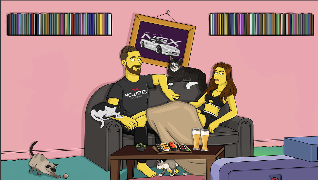 Design personnalisé type cartoon