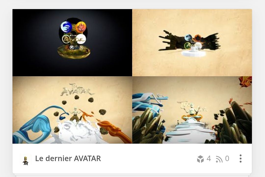 Thé Avatar sketch _itérations VR 3D