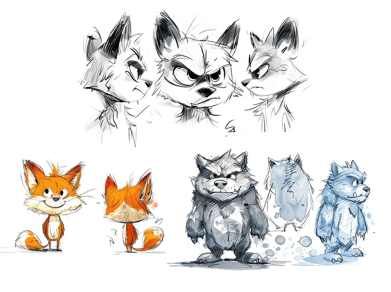 Dessin recherche mascotte