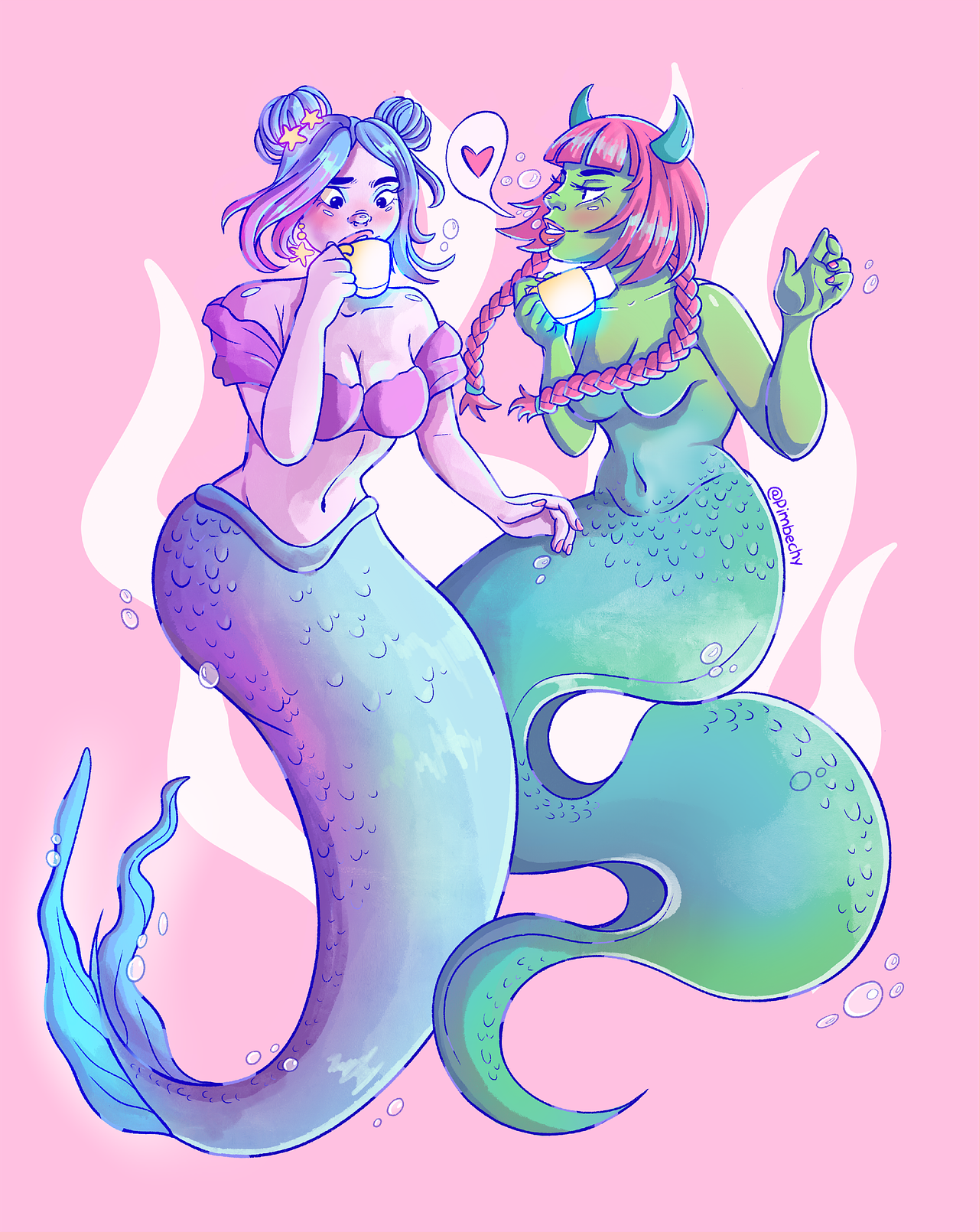 Character design sirènes