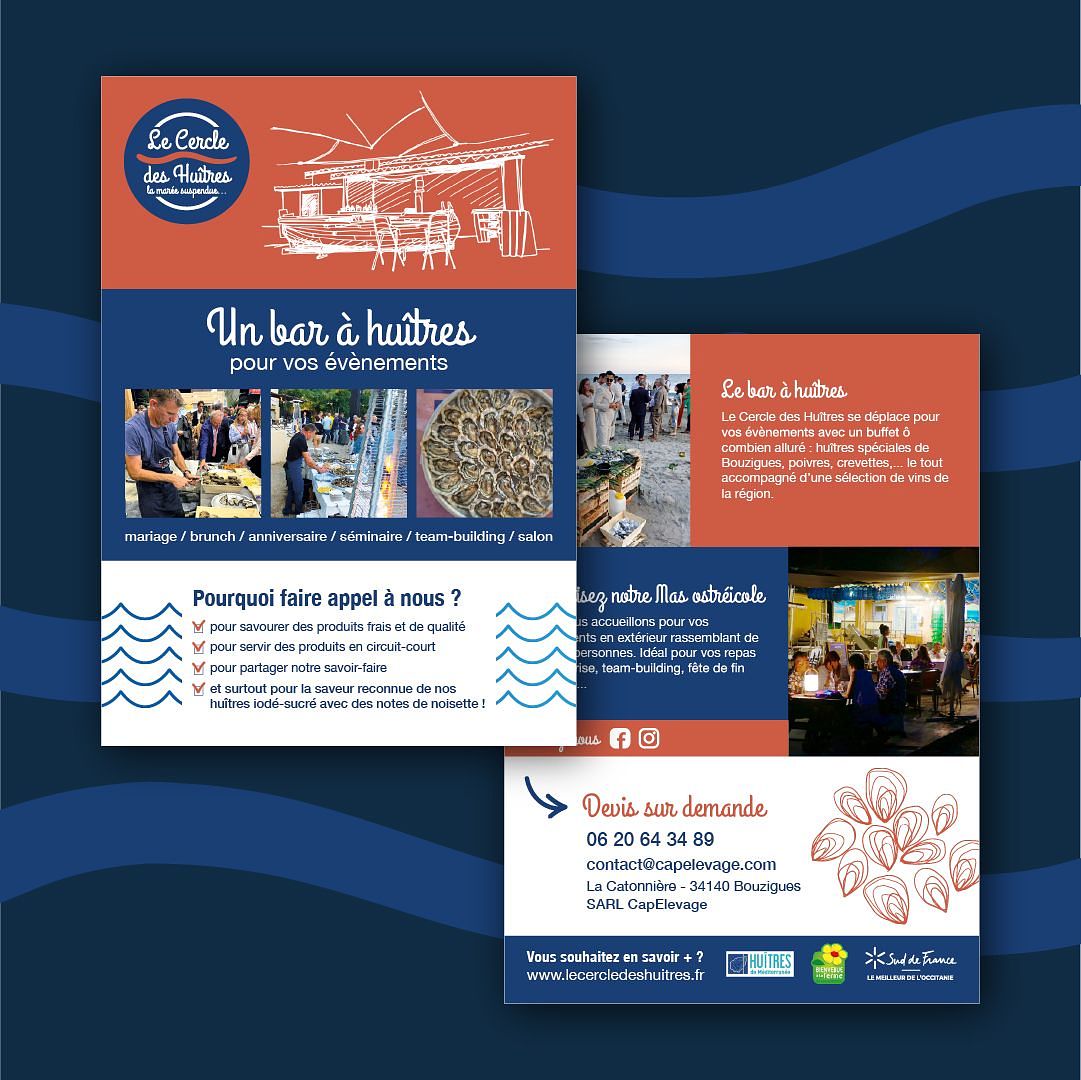 Flyer - Le Cercle des Huîtres