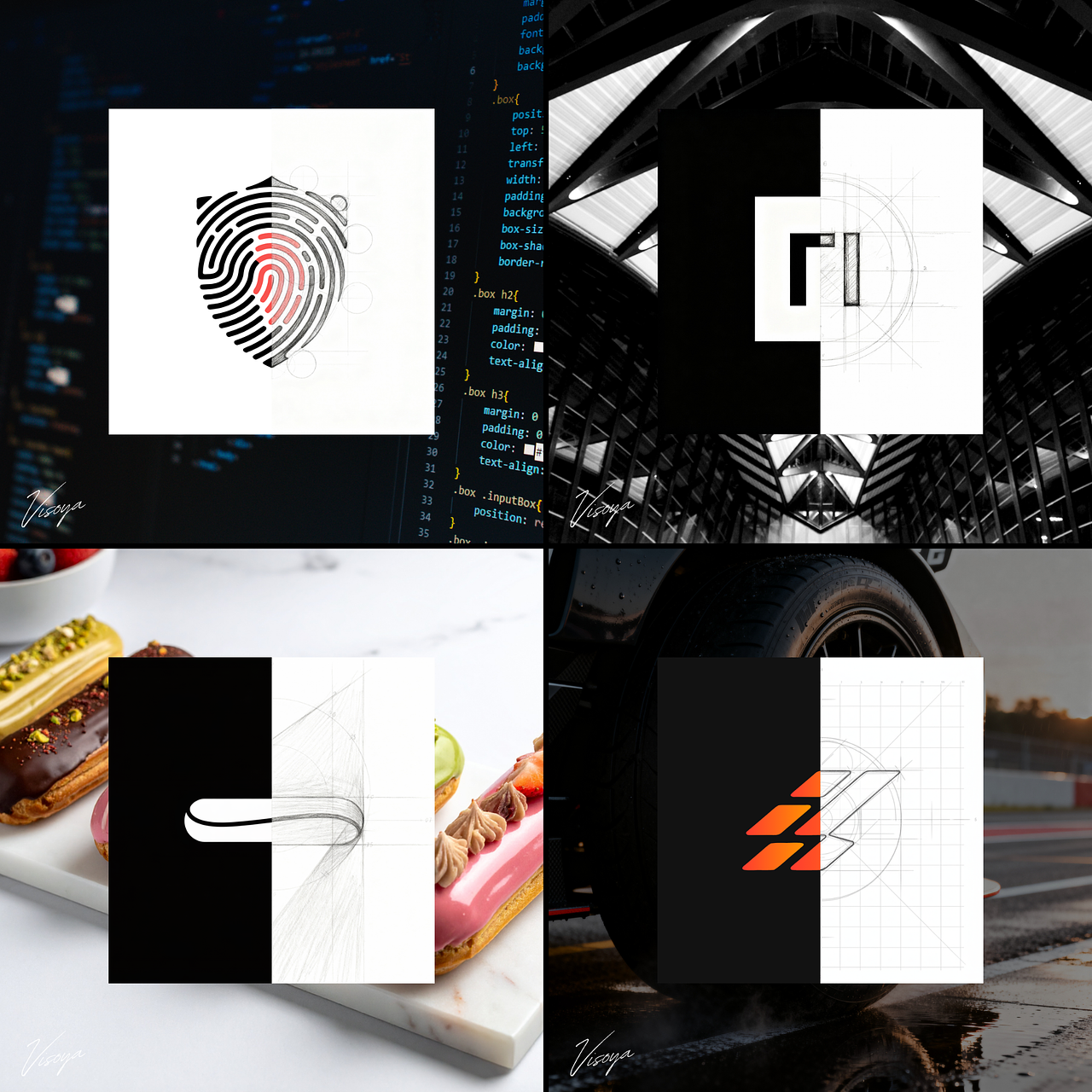 Logo Technique & Géométrique – Du croquis à l'iden