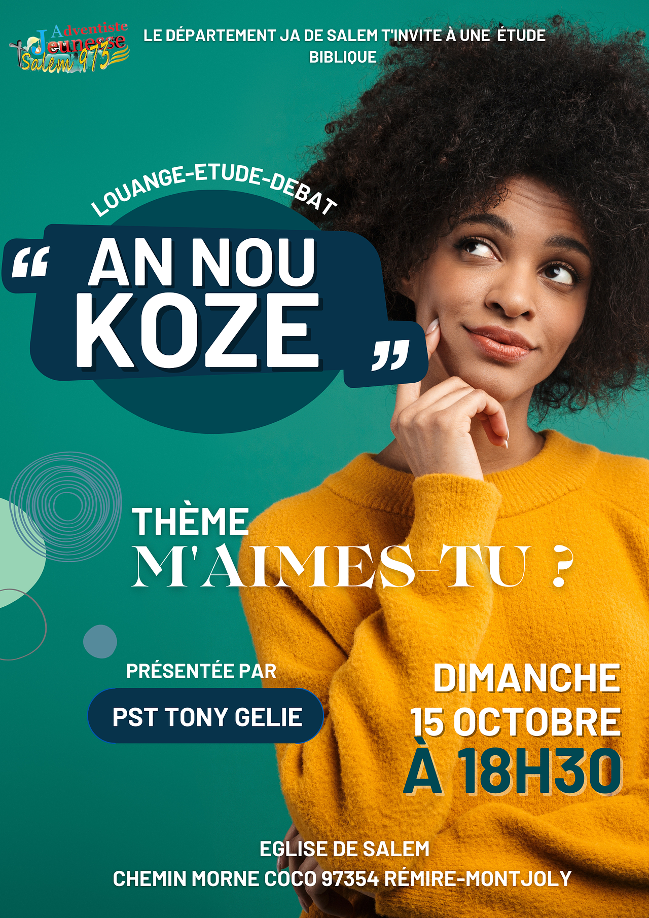 Affiche pour un débat
