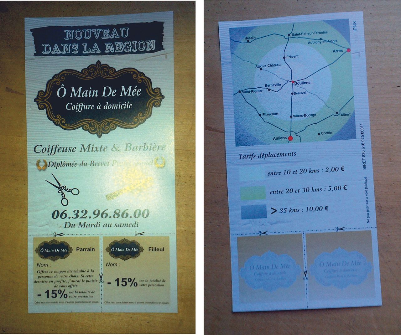 Flyer long ( 21 x 10 cm) ro/vo