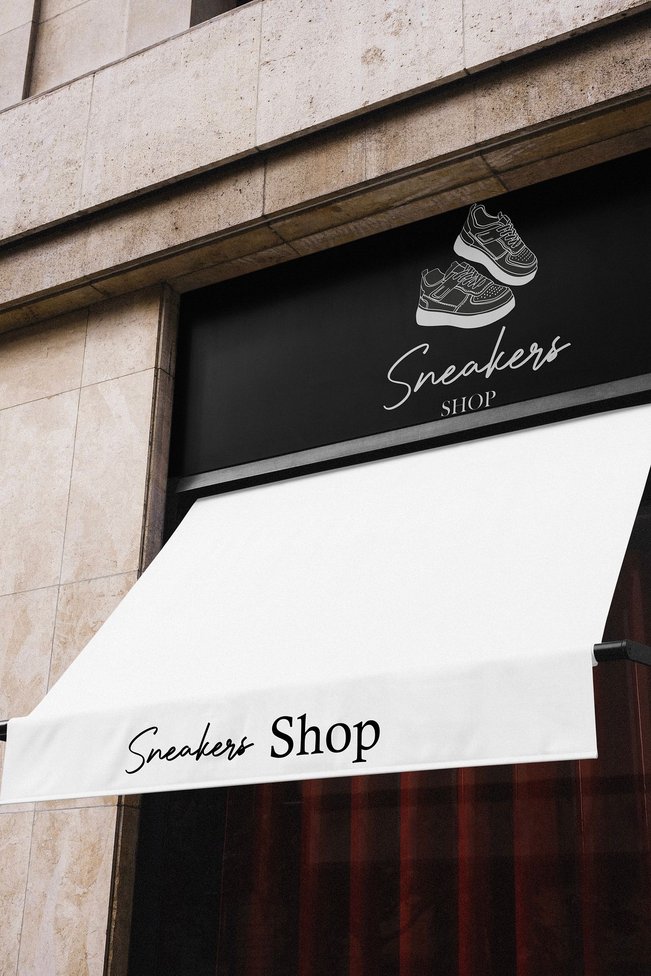 Enseigne Sneakers Shop (Boutique éphemère)