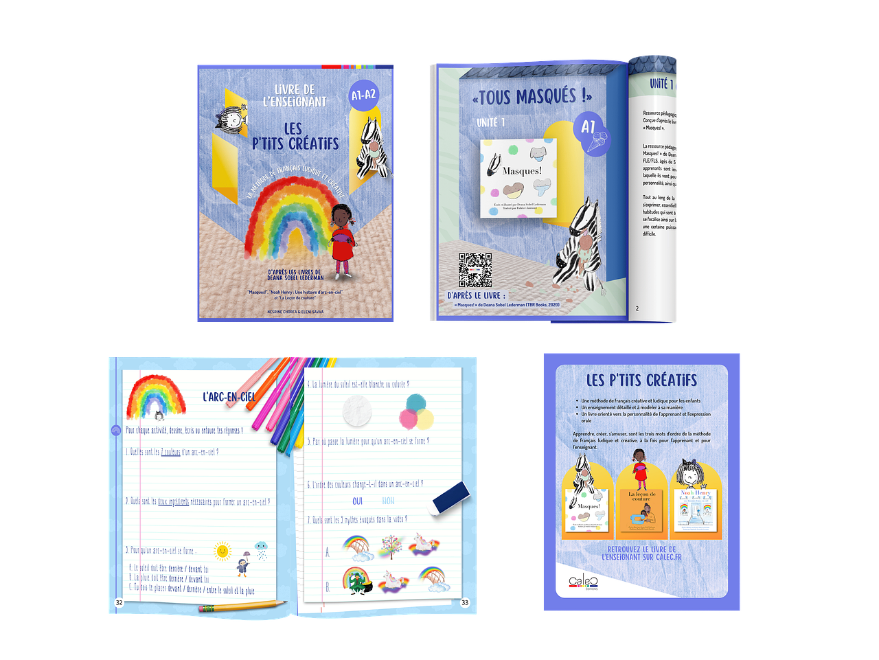 Le P'tits Créatifs - Cahier jeux d'apprentissage