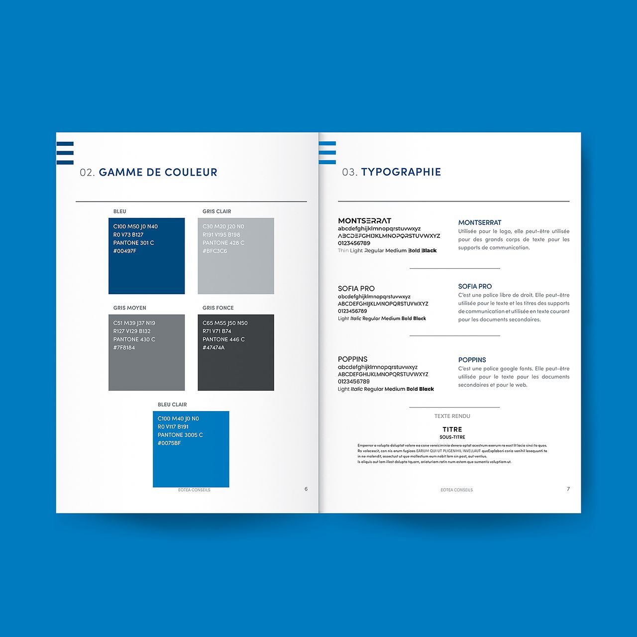 Charte graphique © EOTEA CONSEILS