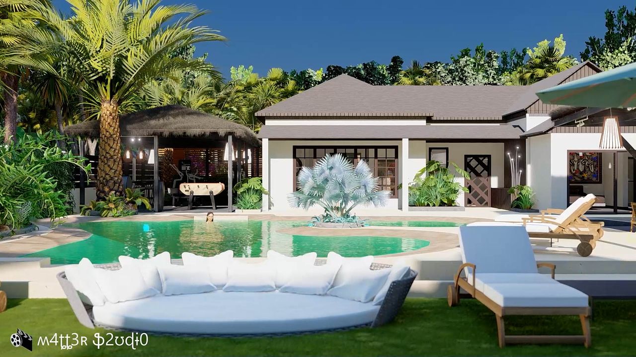 Rendu 3D - Hôtel & Villa