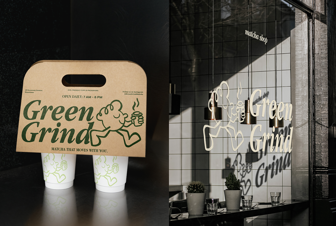 Identité visuelle Matcha shop