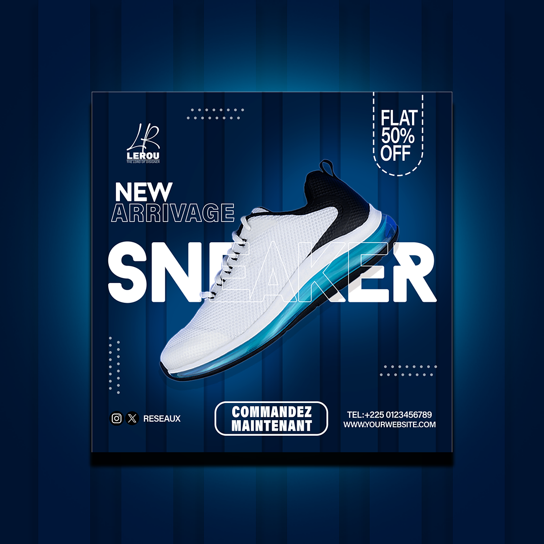 Sneaker social média