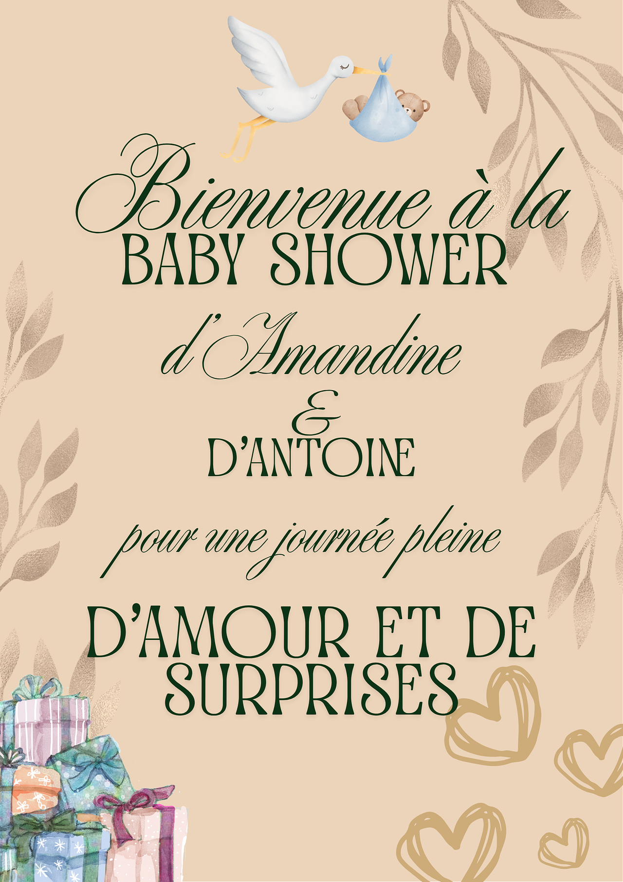 Affiche Baby Shower