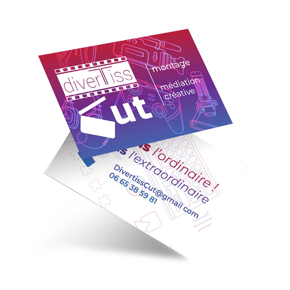 Carte de visite DivertissCut