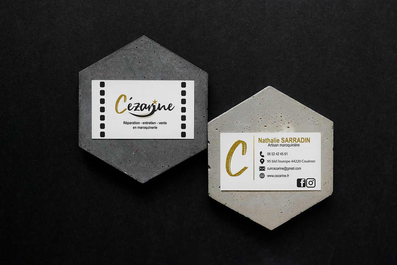 Brand design - Cézarine (artisan maroquinière)