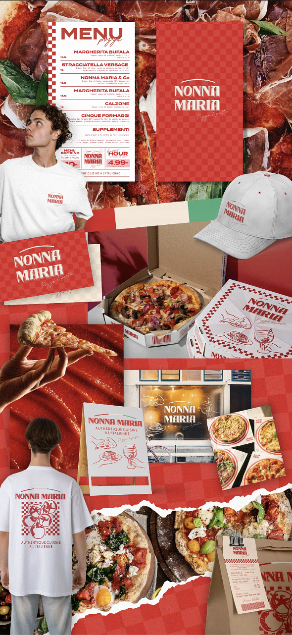 Nonna Maria - Branding d'un restaurant italien