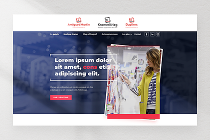 Webdesign UX/UI papeterie