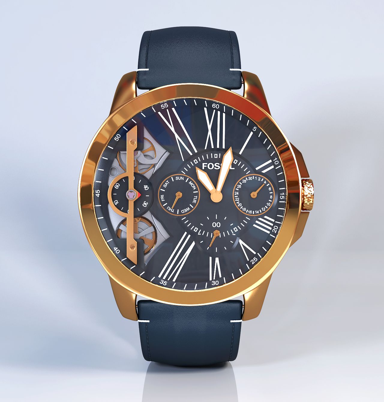 Montre Fossil 3D