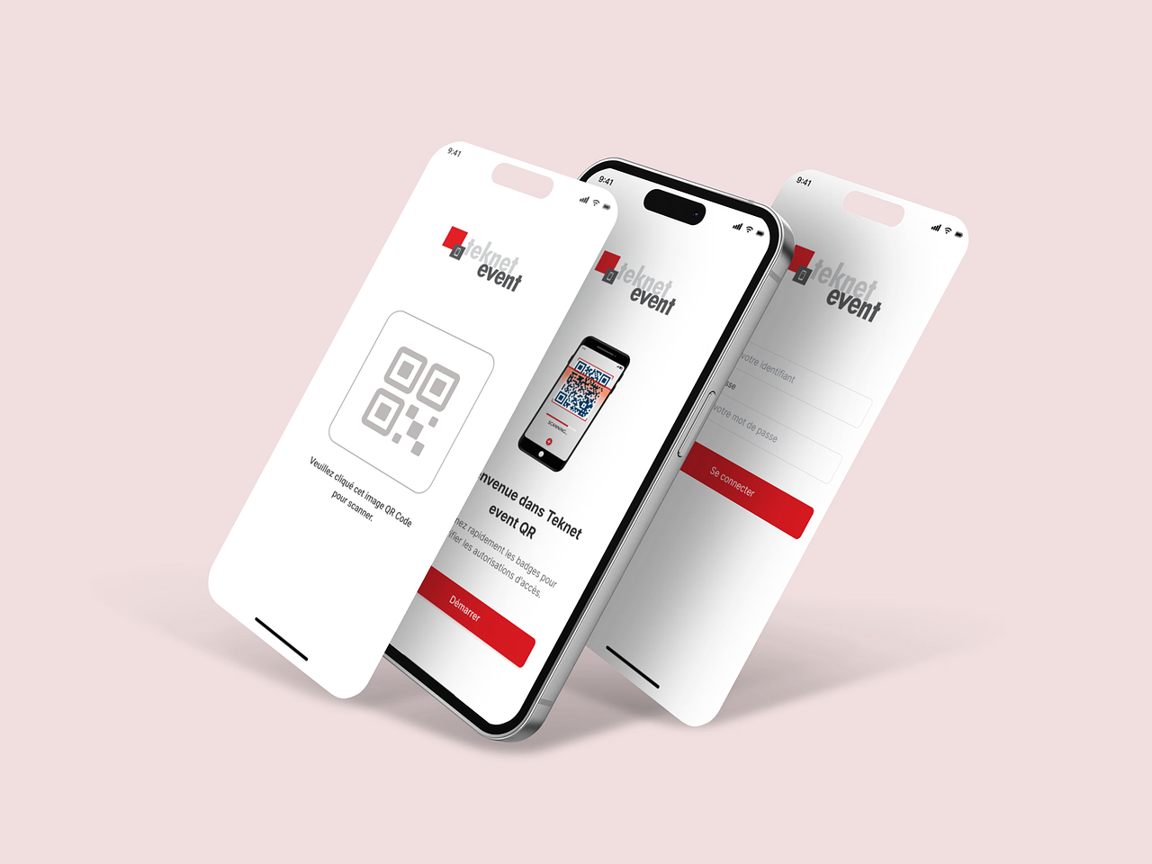 Interface Mobile QR-Scan TeknetEvent