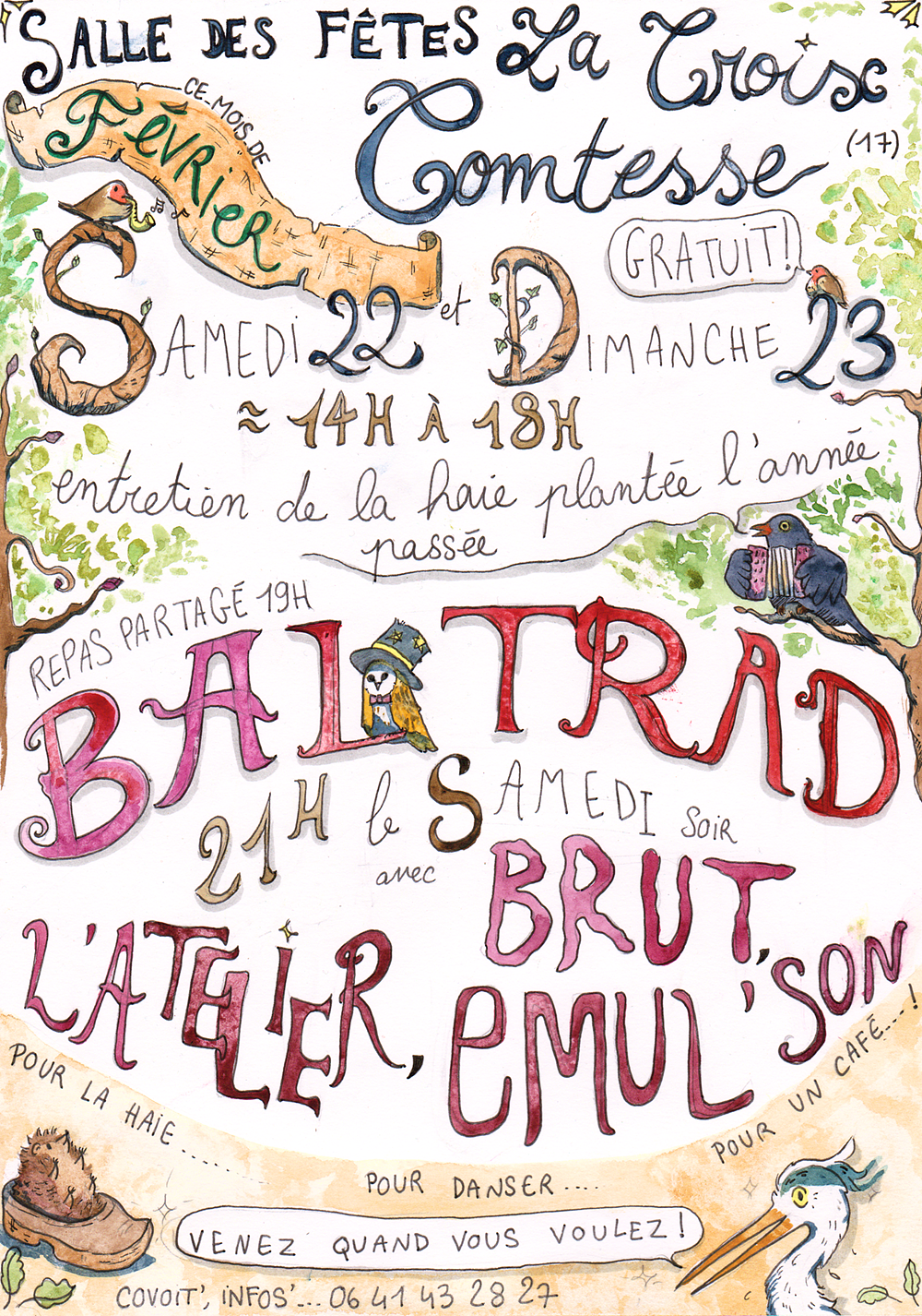 Affiche Bal trad